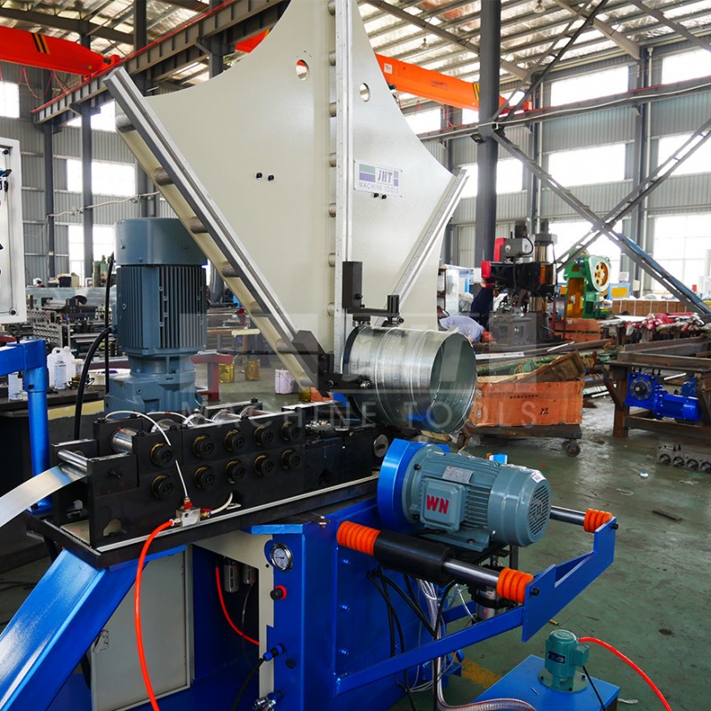1500 Spiral Duct Forming Machine HVAC Auto Duct Line Production